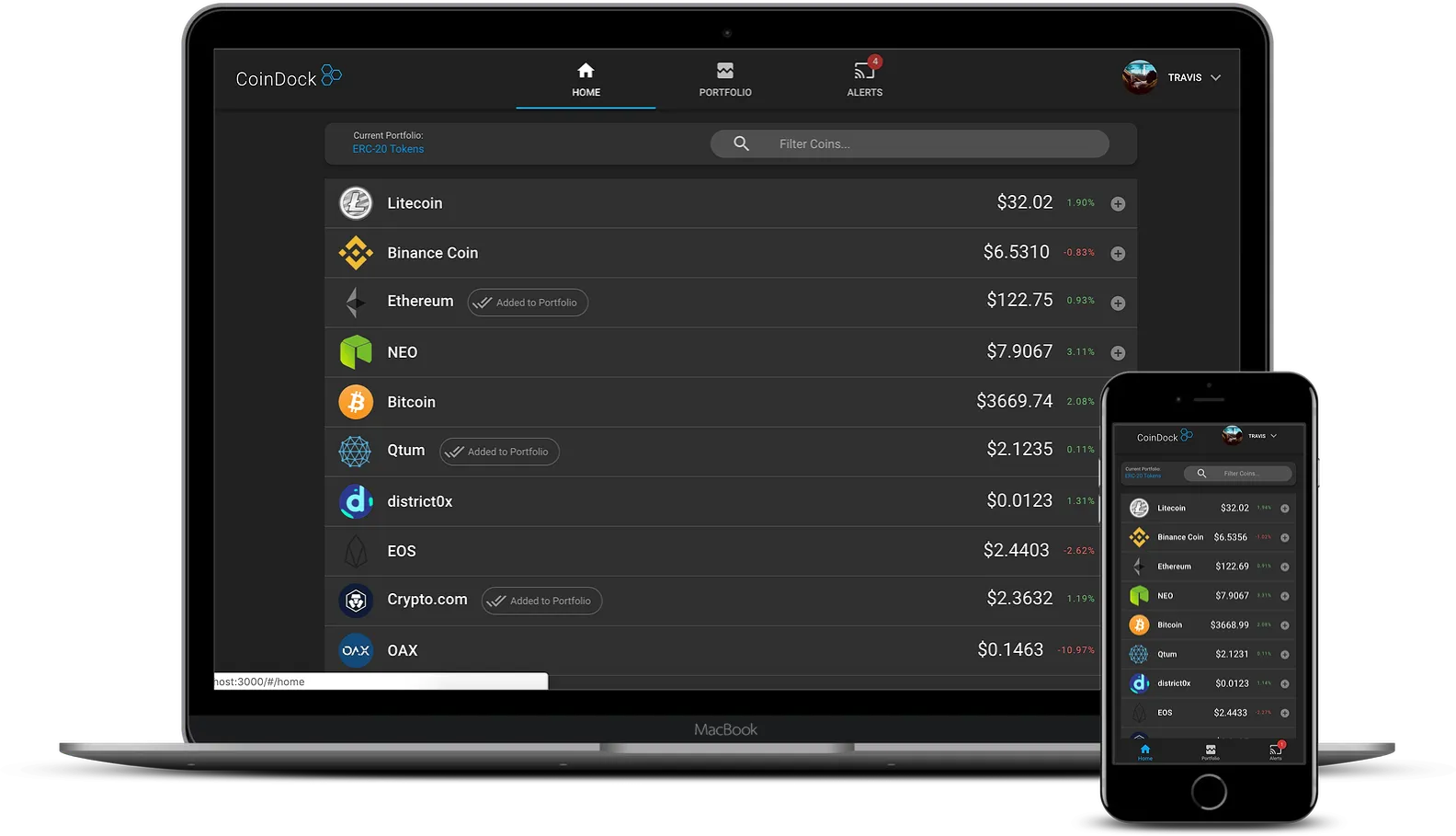 Coindock App